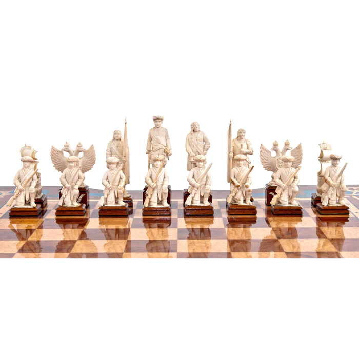 Chess from the mammoth tusk "Peter the Great"