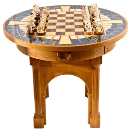 Шахматы из бивня мамонта "Константин Великий" Шахматы из бивня мамонта "Константин Великий"