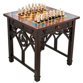 Шахматы из бивня мамонта "По законам чести" Шахматы из бивня мамонта "По законам чести"