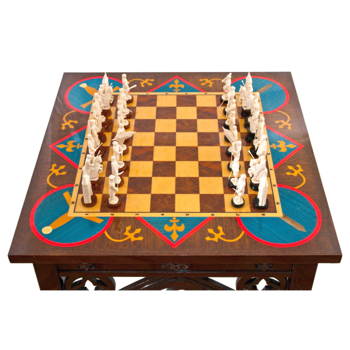 Mammoth tusk chess "According to the laws of honor"