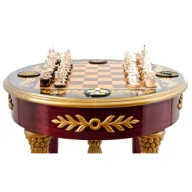 Шахматы из бивня мамонта "1812 год" Шахматы из бивня мамонта "1812 год"