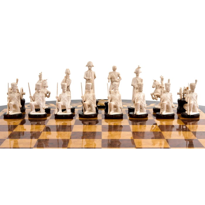 Chess from a mammoth tusk "1812"