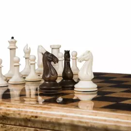 Шахматы из бивня мамонта "Стаунтон. Элегант"