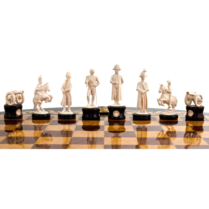 Chess from a mammoth tusk "1812"