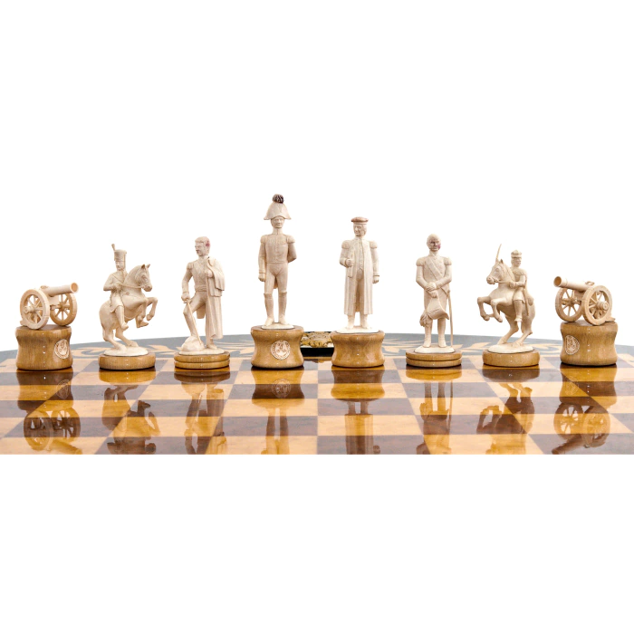 Chess from a mammoth tusk "1812"