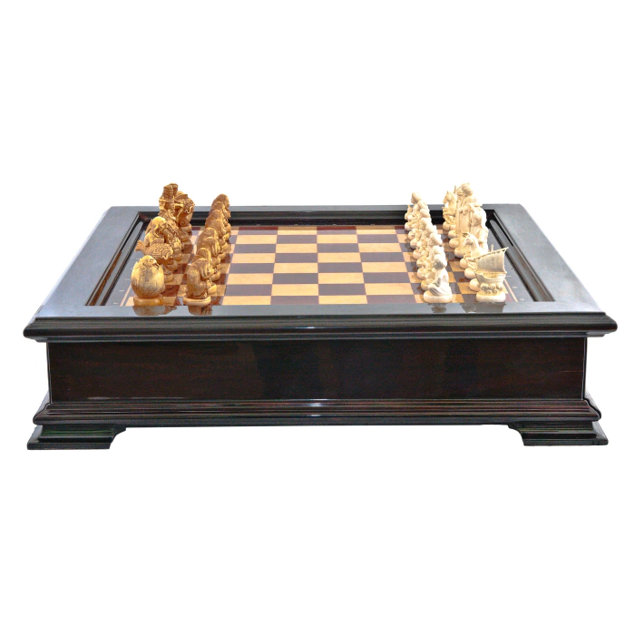 Chess from the mammoth tusk "Sinbad the Sailor"