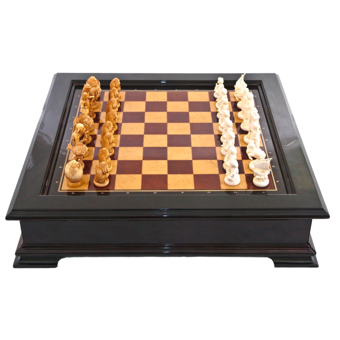 Chess from the mammoth tusk "Sinbad the Sailor"