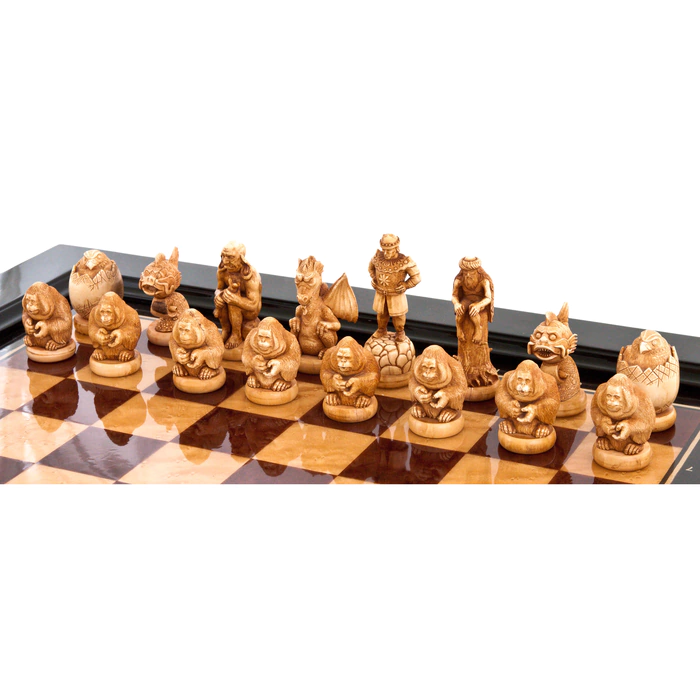 Chess from the mammoth tusk "Sinbad the Sailor"