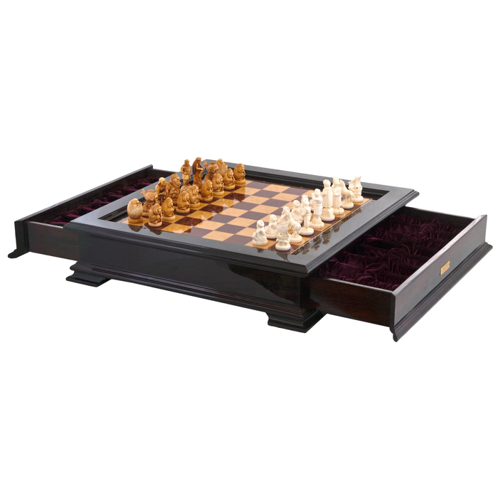 Chess from the mammoth tusk "Sinbad the Sailor"