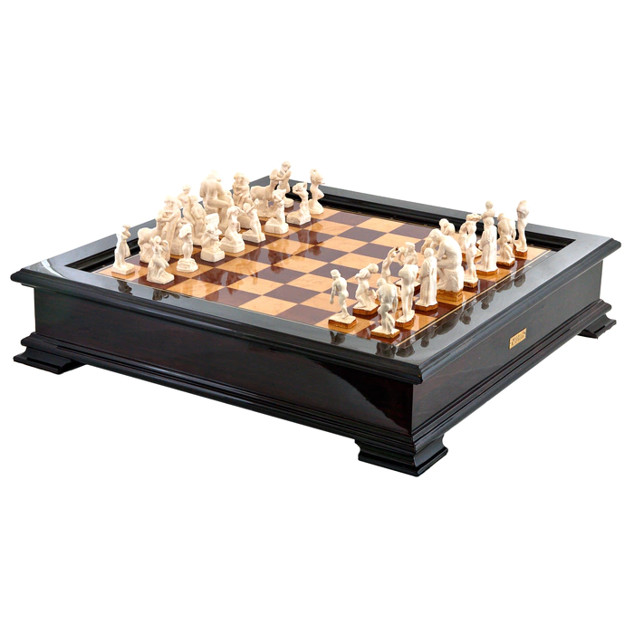 Chess from the mammoth tusk "Rodin Passion"
