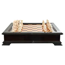 Шахматы из бивня мамонта "Страсти по Родену" Шахматы из бивня мамонта "Страсти по Родену"