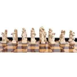 Шахматы из бивня мамонта "Страсти по Родену" Шахматы из бивня мамонта "Страсти по Родену"