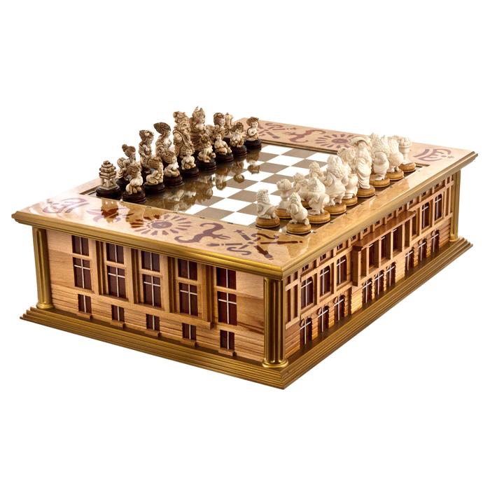 Chess from a mammoth tusk "Versailles"