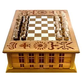 Шахматы из бивня мамонта "Версаль" Шахматы из бивня мамонта "Версаль"