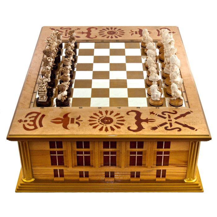 Chess from a mammoth tusk "Versailles"