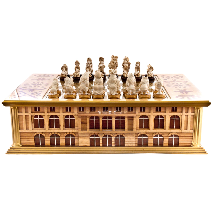 Chess from a mammoth tusk "Versailles"