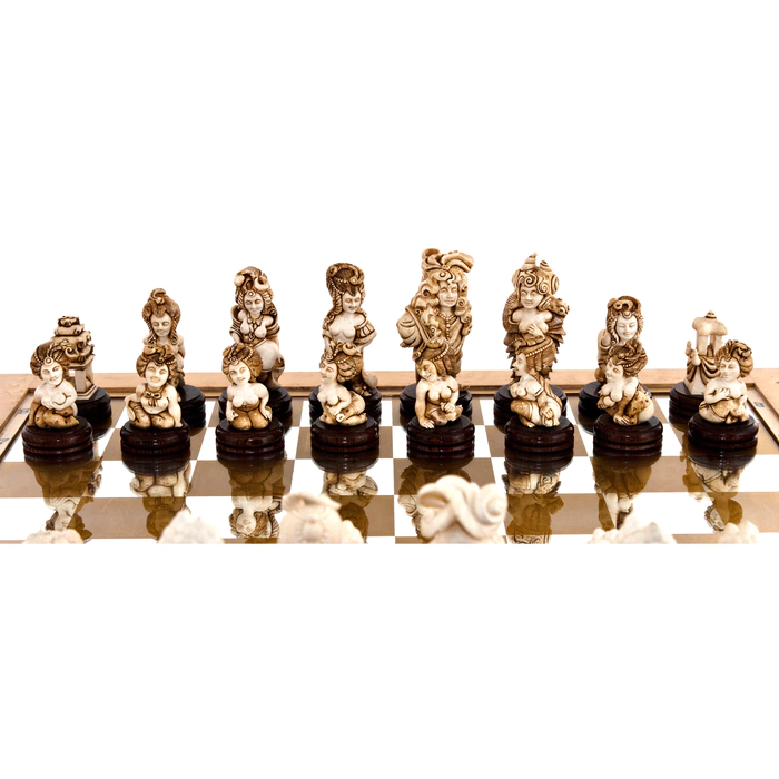 Chess from a mammoth tusk "Versailles"