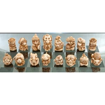 Chess from the mammoth tusk "Alice in Wonderland"