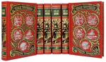 Gift books in leather binding "Efremov I. Collected works" in 7 books