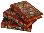 Gift books in leather binding "Efremov I. Collected works" in 7 books