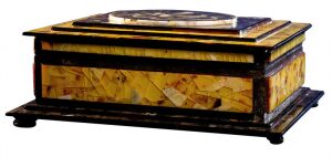 Amber box "Swan"