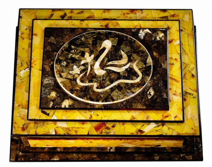 Amber box "Swan"