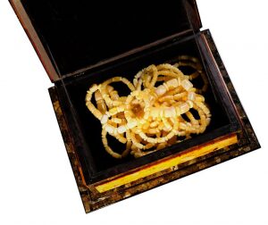 Amber box "Swan"