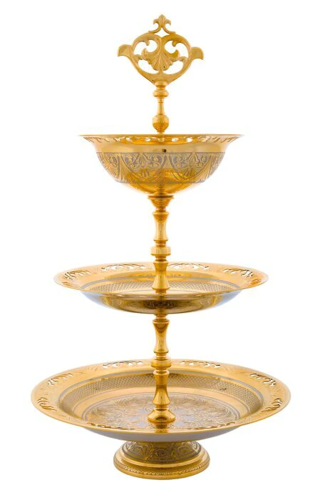 Candy bowl "Royal" Zlatoust