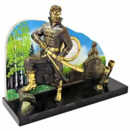 Письменный набор из змеевика "Стрелец"