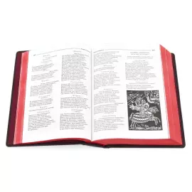 A gift book in a leather cover "A.S.Pushkin. Collected works"