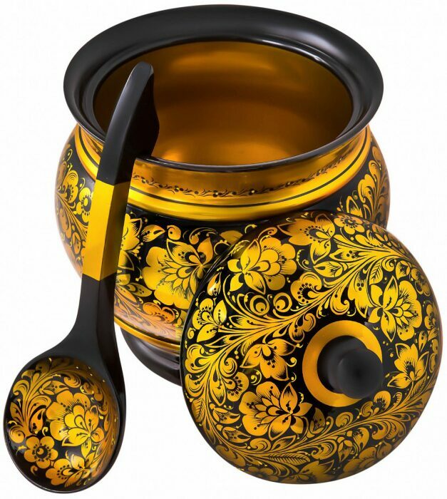 Compote set (11 items) khokhloma