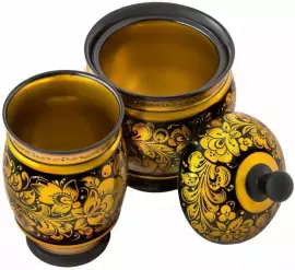 Compote set (11 items) khokhloma