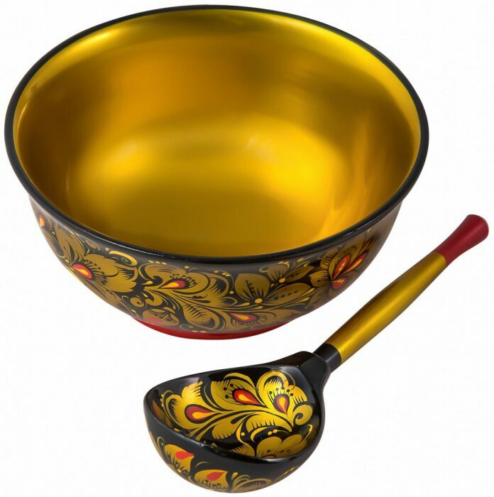 Okroshka set (27 items) khokhloma