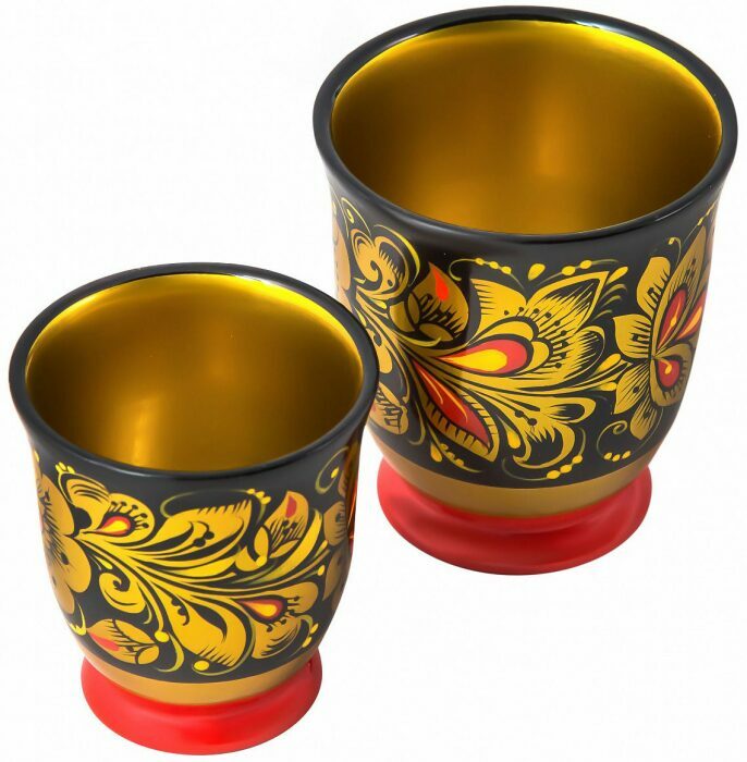 Okroshka set (27 items) khokhloma