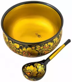 Soup set (21 items) Khokhloma