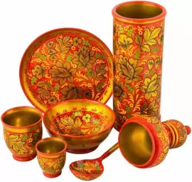 Autumn set (35 items) by Khokhloma