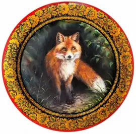 Тарелка-панно декоративное с пейзажем