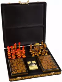 Set "At leisure" (5 items) khokhloma