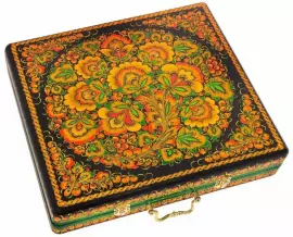 Set "At leisure" (5 items) khokhloma