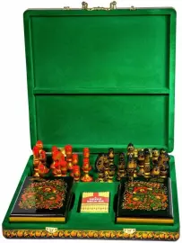 Set "At leisure" (5 items) khokhloma