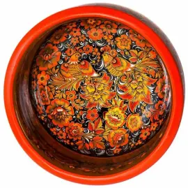 Чашка с росписью "Птицы в цветах" хохлома Чашка с росписью "Птицы в цветах" хохлома