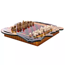 Шахматы из бивня мамонта "Посвящение Дали"