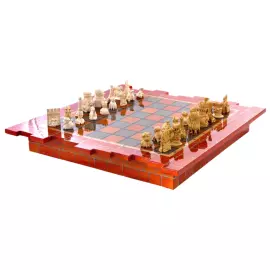 Шахматы из бивня мамонта "Гордость и вожделение"