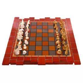 Шахматы из бивня мамонта "Гордость и вожделение"