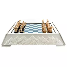 Шахматы из бивня мамонта "Олимпийские игры в Сочи 2014"