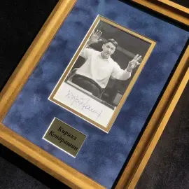 Фотография с автографом дирижёра Кирилла Кондрашина Фотография с автографом дирижёра Кирилла Кондрашина