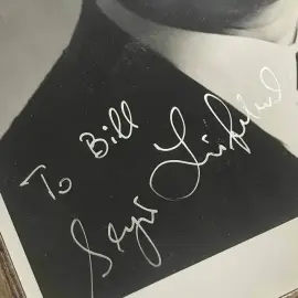 Фотография с автографом оперного певца Сергея Лейферкуса Фотография с автографом оперного певца Сергея Лейферкуса