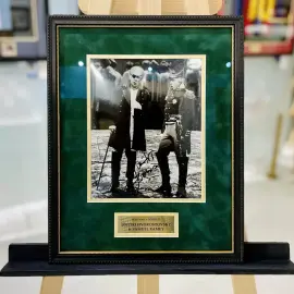 Фотография с 2-мя автографами оперных певцов Дмитрия Хворостовского и Сэмюэля Реми