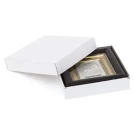 Икона "Георгий Победоносец" с посеребрением