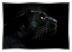 The painting "Panther" on a mirror basis